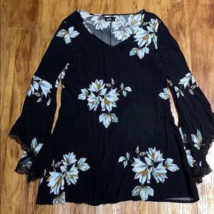 Floral mini dress